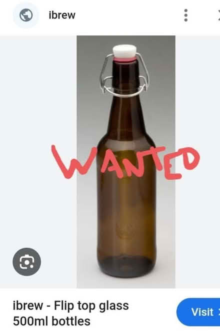 Photo of Swing top, Flip-top Beer Bottles. (Bishops Cleeve GL52) #1