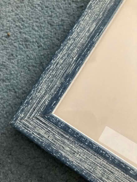 Photo of free A3 picture frame blue lime wash (Bilton CV22) #2