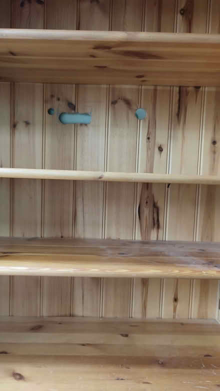 Photo of free Pine bookcase (Bricknells Meadow OX28) #1