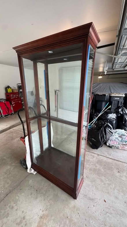 Photo of free Howard Miller glass curio cabinet (Bham/Bloomfield/Troy) #2