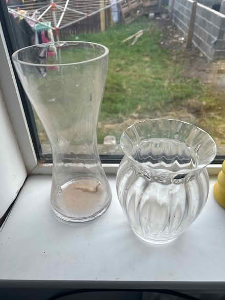 Photo of free 2 glass vases (Greetland HX4) #1