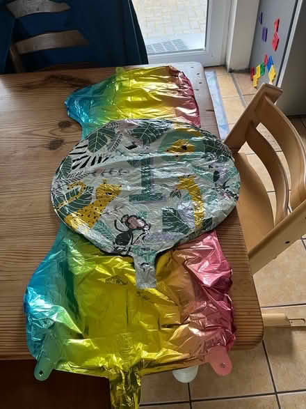 Photo of free 1st birthday foil balloons (BT24) #1