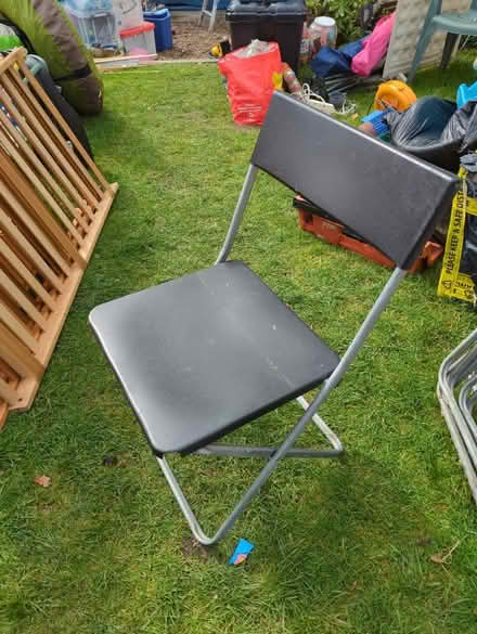 Photo of free 5 folding flat IKEA chairs (Lowedges S8) #2