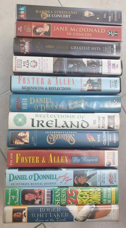 Photo of free 12 Music VHS Tapes (Chelmer Village CM2) #1