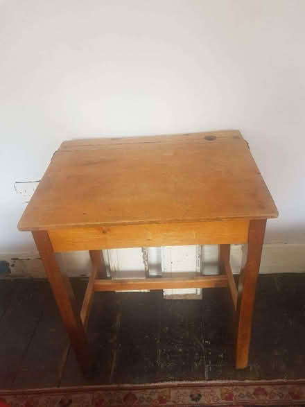 Photo of free Childs wooden desk. (Avonmouth BS11) #2