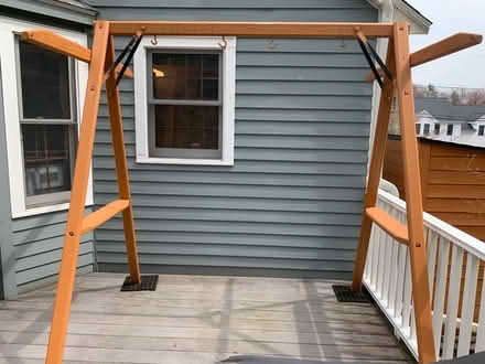 Photo of free Porch Swing Frame (Maynard) #3