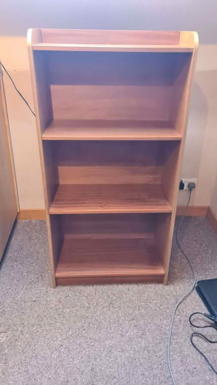 Photo of free Homemade Mahogany finish chipboard bookcase (Southhouse EH16) #1