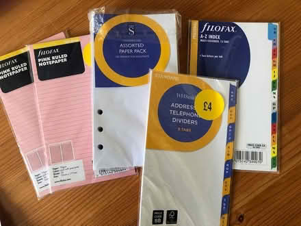 Photo of free Filofax inserts (Hempstead) #1