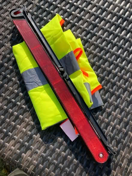 Photo of free Hi-vis and warning triangle (St Leonards on Sea TN37) #1