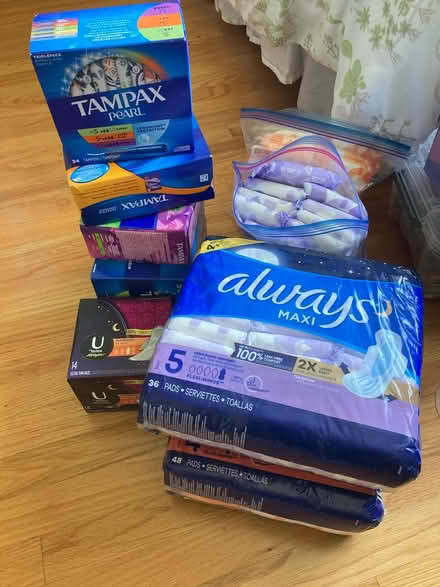 Photo of free Feminine hygiene products (Sunnyvale near Ortega Park) #1