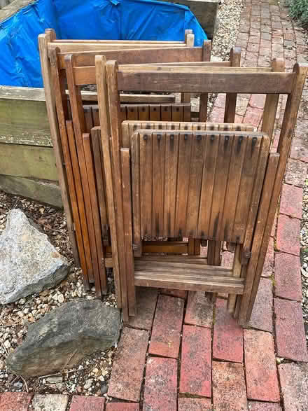 Photo of free 8 vintage chairs wobby for repair (Salvington BN13) #1