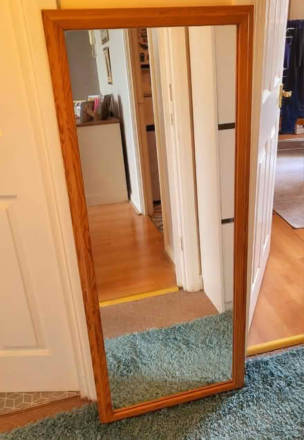 Photo of free Tall Mirror Wood Frame (Grays) #1
