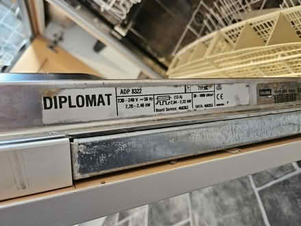 Photo of free Full-size integrated dishwasher (Frome) #2