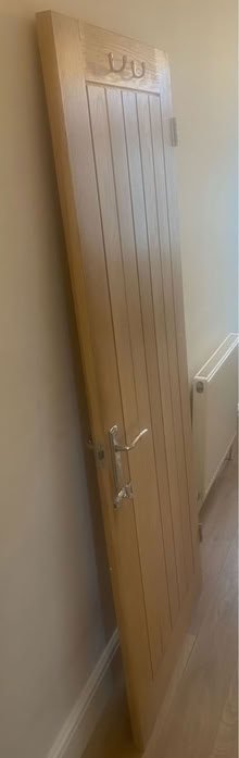 Photo of free Solid oak door (S8 Woodseats) #2