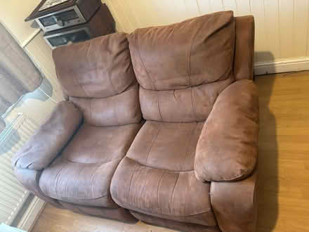 Photo of free Reclining sofa (Reedley BB10) #1