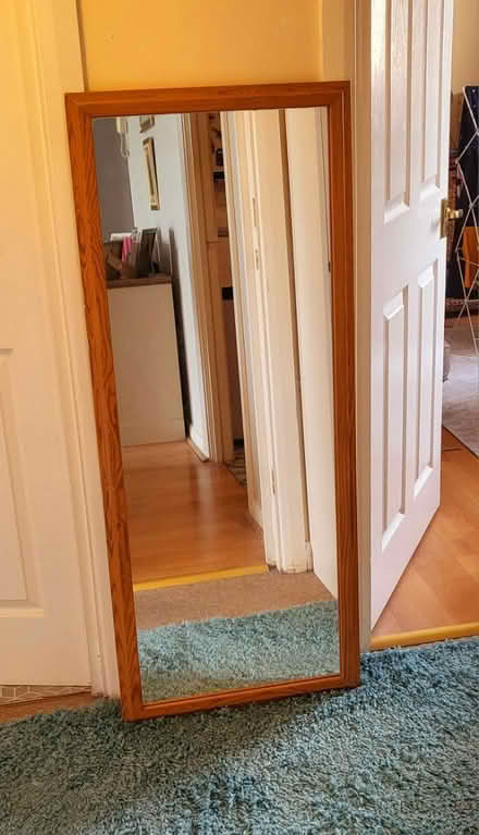 Photo of free Tall Mirror Wood Frame (Grays) #2