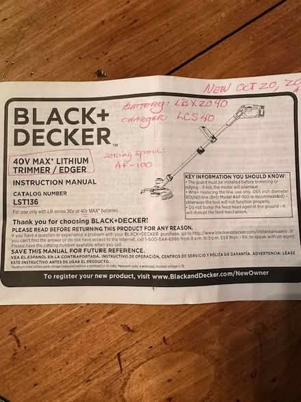 Photo of free Black&Decker Auto FEED Spools (Greenhorn Area, GV) #2