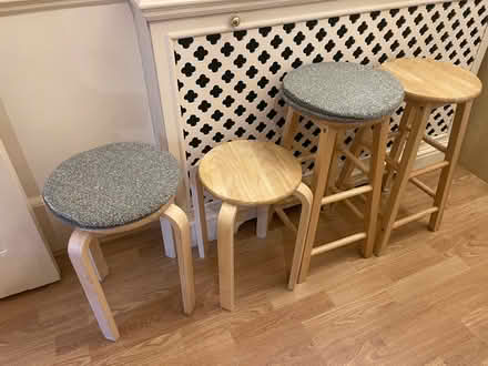 Photo of free Wooden stools (HA74BJ) #2