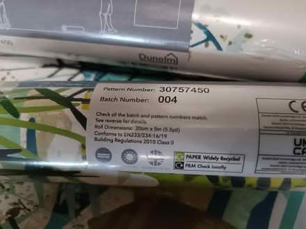 Photo of free 3 self adhesive border rolls (Shirley CR0) #2