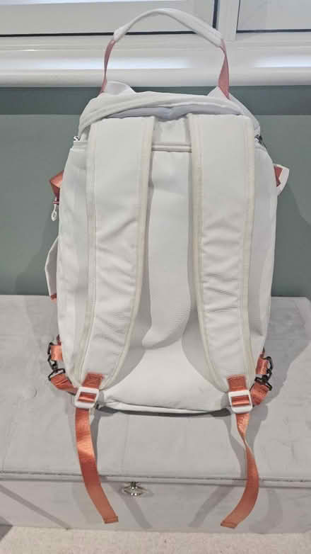 Photo of free White backpack (for rackets) (Gallions Reach) #4