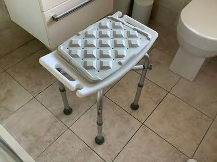 Photo of free Aluminium shower stool as new (Whitchurch, Bristol) #2