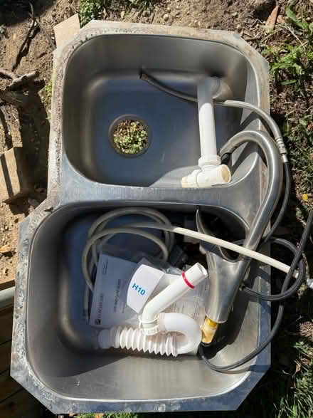 Photo of free Kitchen Sink and Kohler faucet (Plano near Custer and Parker) #1