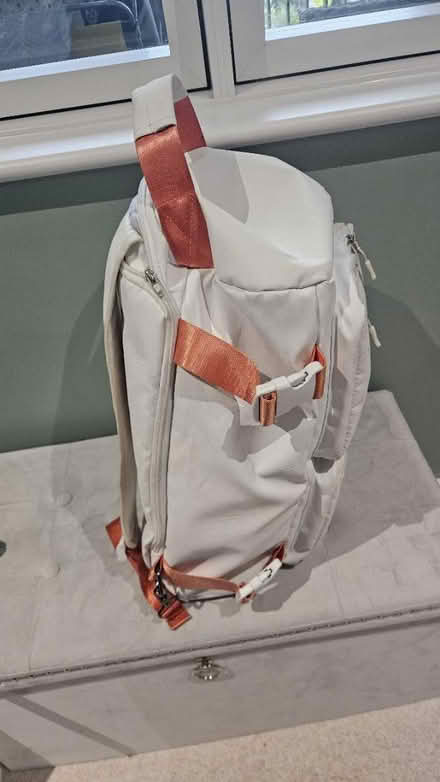 Photo of free White backpack (for rackets) (Gallions Reach) #2