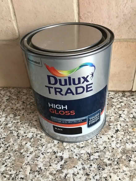 Photo of free Black gloss paint (Yaxley) #1