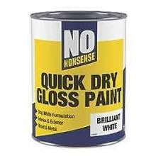Photo of free Screwfix Nononsense waterbased quick dry white gloss 2.5l (Whiston Cross L35) #1