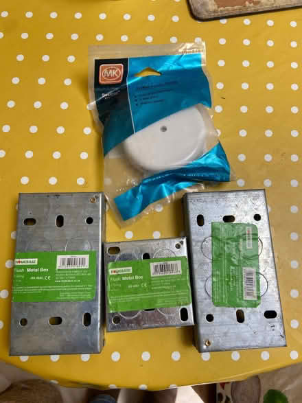 Photo of free 1+ 2 gang metal boxes + 10amp junction box (Spacey Houses HG3) #1