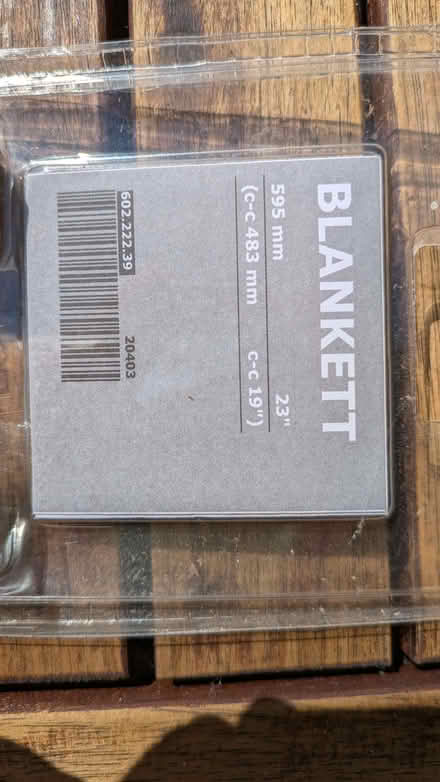 Photo of free IKEA Blankett kitchen drawer handles (Kessingland NR33) #2