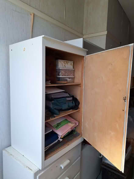 Photo of free Small wooden cupboard. (Oakdale BH15) #2