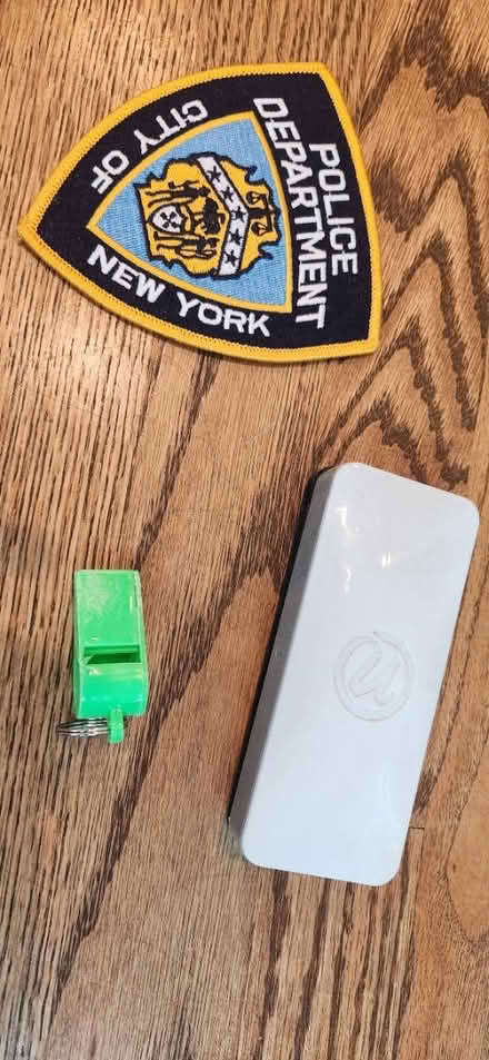 Photo of free NYPD patch, whistle, white board er (18th & Independence SE 20003) #1