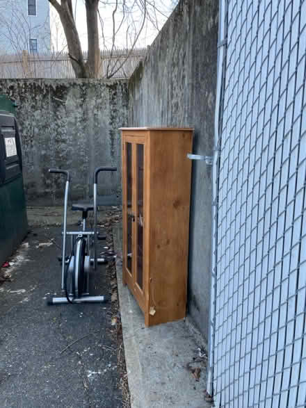 Photo of free Cabinet & exercise bike (Quincy point) #2