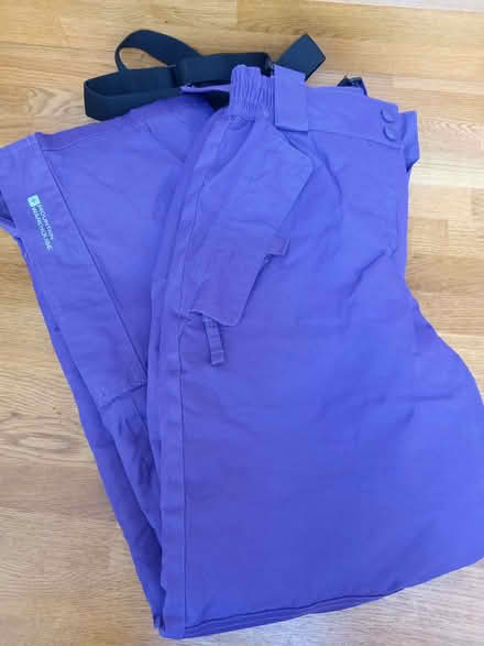 Photo of free Purple ski trousers age 11-12 (Woodmancote GL11) #1