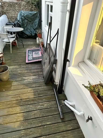Photo of free Basketball net, ring, backboard, post, base. (Hanover BN2) #1