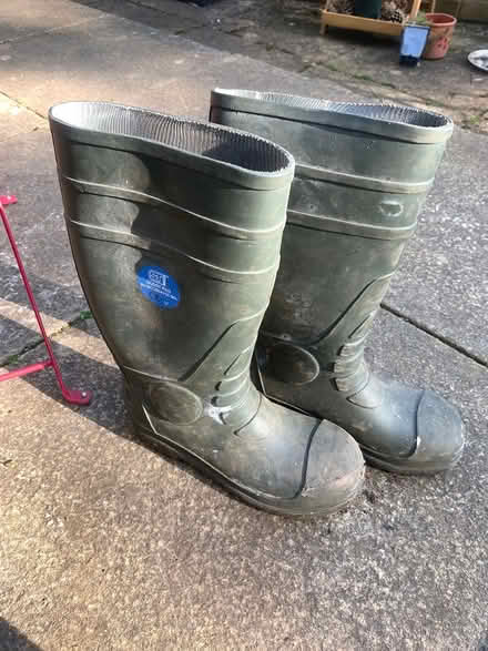 Photo of free Steel toe cap wellies size 37 (Orton wistow) #1