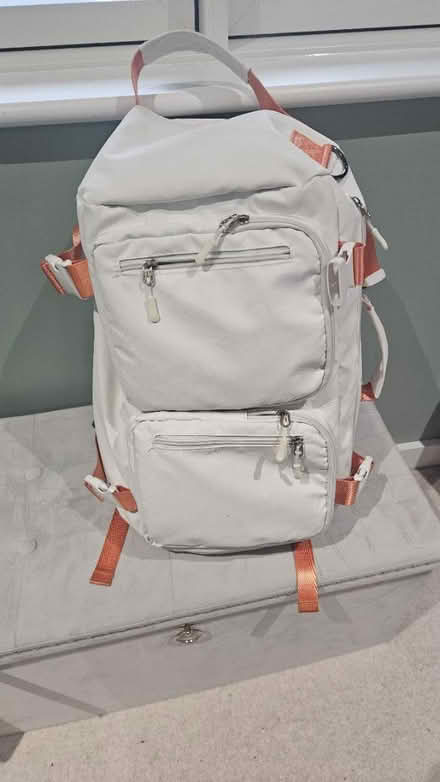 Photo of free White backpack (for rackets) (Gallions Reach) #1