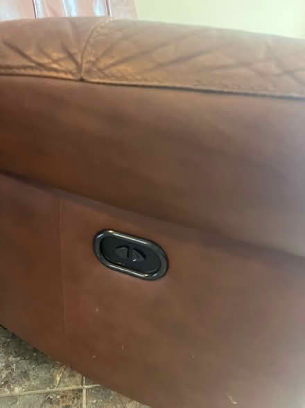 Photo of free Brown leather electric recliner (Stenson Fields CP DE24) #3
