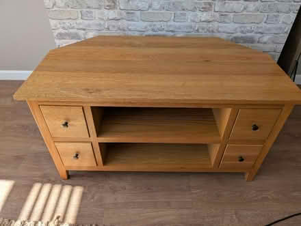 Photo of free Solid wood corner TV unit (Fareham PO15 5) #1