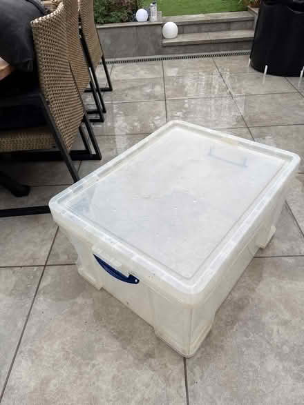 Photo of free Large storage box w lid (London SW19) #1