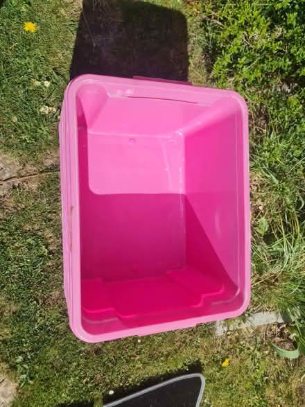 Photo of free 7 pink plastic crates (Bovingdon) #2