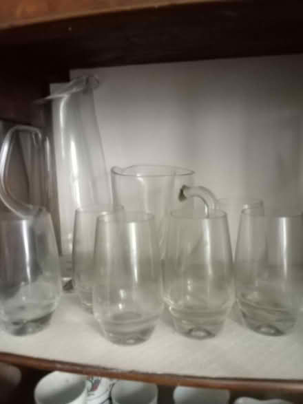Photo of free 6 glasses and tall water jug (Tonbridge) #2