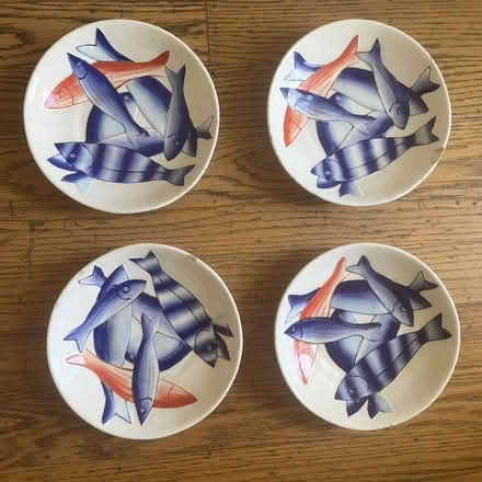 Photo of free "Red Herring" plates (Berkeley, near Claremont Hotel) #1