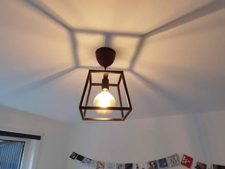 Photo of free Single cage-style light fitting (Addiscombe CR0) #2