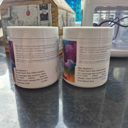 Photo of free Blue Valspar paint samples (Kempston) #2