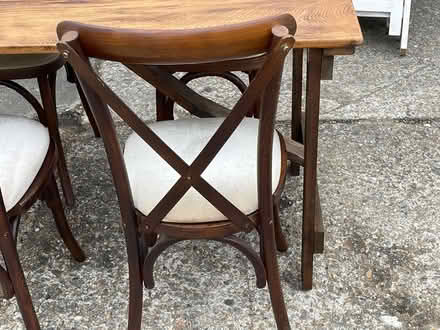 Photo of free Cross back chairs up to eight (Salvington bn13) #4