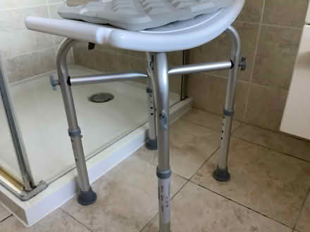 Photo of free Aluminium shower stool as new (Whitchurch, Bristol) #3
