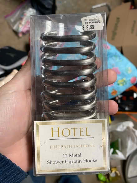Photo of free 12 metal shower curtain hooks (South San Francisco) #1