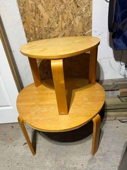 Photo of free Stacking tables (Greenboro East) #1